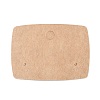 Blank Kraft Paper Earring Display Cards X1-CDIS-G005-09-2