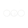 Brass Linking Rings KK-WH0045-016D-S-1