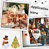 8 Bags 8 Style Christmas Wine Glass Decorations Paper Cup Cards DIY-SC0021-90-5