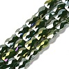 Electroplate Glass Beads Strands EGLA-P066-01A-AB02-1