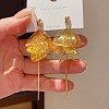 Brass Stud Earrings for Women WGDAEFE-01-3