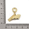 Brass Enamel European Dangle Charm KK-CBAA632-24G-3