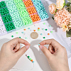 1440Pcs 6 Styles Opaque Acrylic Beads MACR-PA0001-78-3