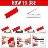 Plastic Adhesive Back Bar Pins with Iron Pins JEWB-B045-01E-3