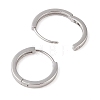 Brass Hoop Earring EJEW-Q385-01B-P-2