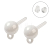 Hypoallergenic Bioceramics Zirconia Ceramic Ear Hooks EJEW-F340-12-1