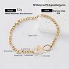 304 Stainless Steel Link Bracelets for Women GU8038-5-1