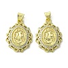 Brass Micro Pave Cubic Zirconia Pendants KK-H472-53K-G-1