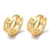 Brass Hollow Hoop Earrings EJEW-M236-01B-G-1