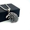 Men's Hip-Hop Eagle Pendant 304 Stainless Steel Vintage Punk Necklaces IJ6091-5
