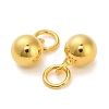 925 Sterling Silver Hollow Round Charms STER-P071-19G-2