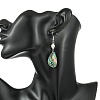 Natural Abalone Shell/Paua Shell Dangle Earrings EJEW-JE07434-02-2