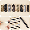 Flat PU Leather Braided Cord OCOR-WH0086-87B-02-5