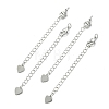 SHEGRACE Brass Curb Chain Extender XGR0147P-134P-1