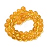 Natural Citrine Beads Strands G-E326-10mm-01A-3