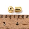 Rack Plating Brass End Caps KK-F873-17G-2