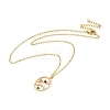 Colorful Cubic Zirconia Constellation Pendant Necklace NJEW-H166-01B-1