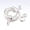 Brass Spring Ring Clasps KK-L082A-01S-2