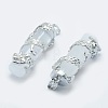 Natural Quartz Crystal Pendants G-O163-E04-2