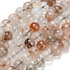 Natural Copper Rutilated Quartz Beads Strands G-L642-B07-6mm-2