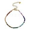 Chakra Natural Mixed Gemstone Chips Beaded Bracelets for Women BJEW-JB11631-01-2
