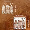 PET Hollow Out Drawing Painting Stencils DIY-WH0391-0103-2