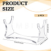 Acrylic Sword Katana Holder Stand ODIS-WH0038-195A-2