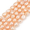 Natural Cultured Freshwater Pearl Beads Strands PEAR-P064-20K-04C-01-2