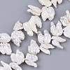 Natural Baroque Keshi Pearl Beads Strands PEAR-Q015-009-1