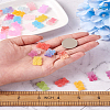 160Pcs 16 Style Opaque Flatback Resin Cabochons RESI-TA0001-34-35