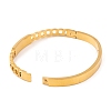 304 Stainless Steel Polymer Clay Rhinestone Hollow Hinged Bangles for Women BJEW-A011-08-4