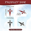 20Pcs 2 Colors Alloy Enamel Pendants FIND-YW0012-42-2