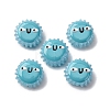 Fuuny Baking Paint Glass Enamel Beads LAMP-Q045-01D-1