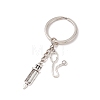 Alloy Echometer with Injector Pendant Keychains KEYC-JKC00366-1