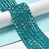 Transparent Glass Beads EGLA-A035-T8mm-D12-2