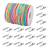 Craftdady 1 Roll Round Polyester Elastic Cord DIY-CD0001-47-2