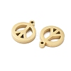304 Stainless Steel Charms STAS-L022-137G-2
