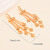 Brass Leverback Earrings for Women VY6617-4
