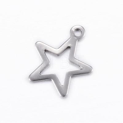 304 Stainless Steel Charms STAS-D445-078-1
