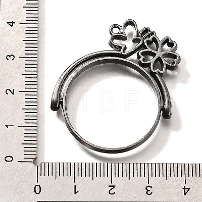 Alloy Open Back Bezel Pendants PALLOY-I223-16B-1