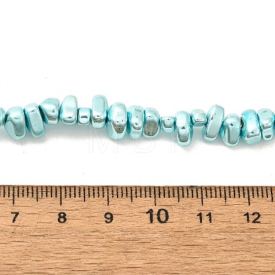 Baking Paint Electroplated Synthetic Non-magnetic Hematite Beads Strands G-H072-D01-01G-1