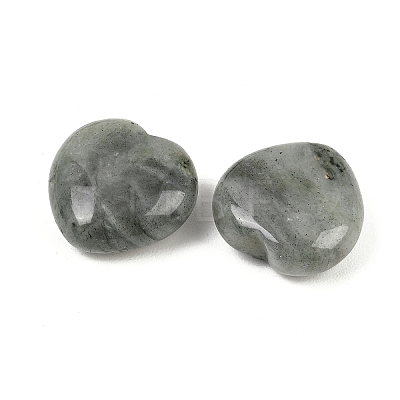 Natural Labradorite Heart Love Stone G-P616-A01-01-1