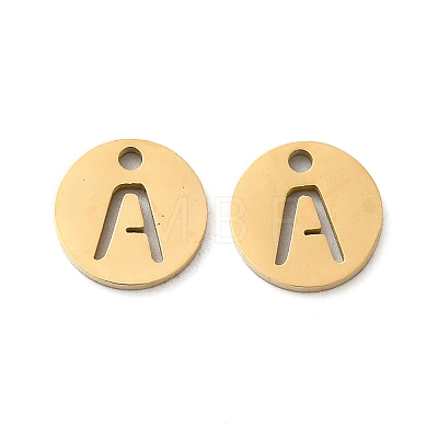 Ion Plating(IP) 304 Stainless Steel Charms STAS-C081-02G-1