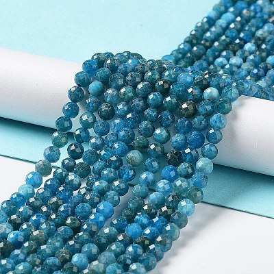 Natural Apatite Beads Strands X-G-J400-E01-02-1