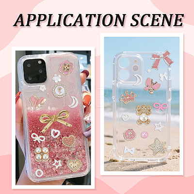Plastic & ABS Plastic Imitation Pearl & Acrylic Cabochons Findings Kits DIY-SC0033-95-1