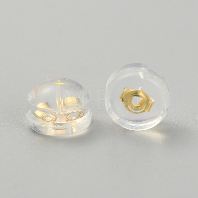 Sterling Silver Silicone Cover Ear Nuts FIND-TAC0017-10G-1