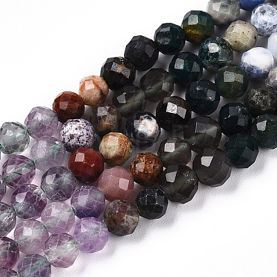 Natural Mixed Gemstone Beads Strands G-D080-A01-01-13-1