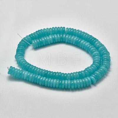 Natural White Jade Heishi Beads Strands G-K208-21-6mm-1