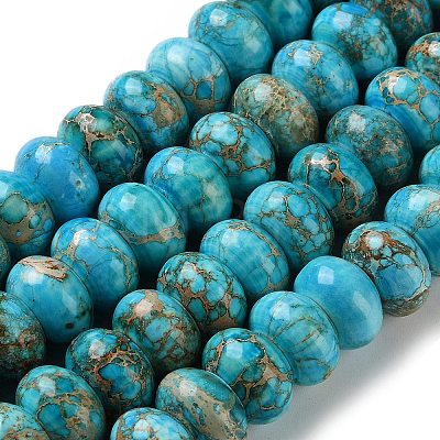 Natural Imperial Jasper Beads Strands G-Z129-A01-01-1