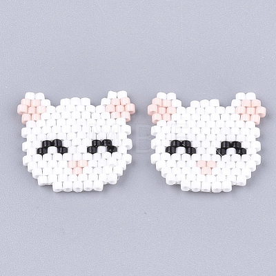 Handmade Kitten Japanese Seed Beads SEED-T002-37A-1
